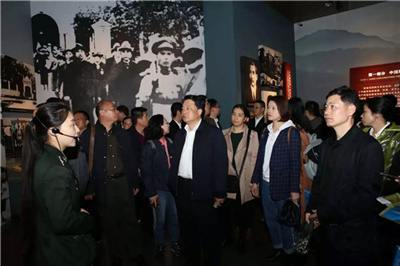 井岡山培訓(xùn)現(xiàn)場_博物館講解